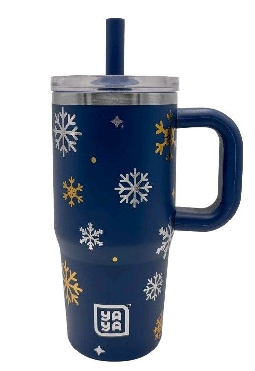 YAYA My First Travel Tumbler for Toddlers 3+ with Reusable Straw and Spill-Safe