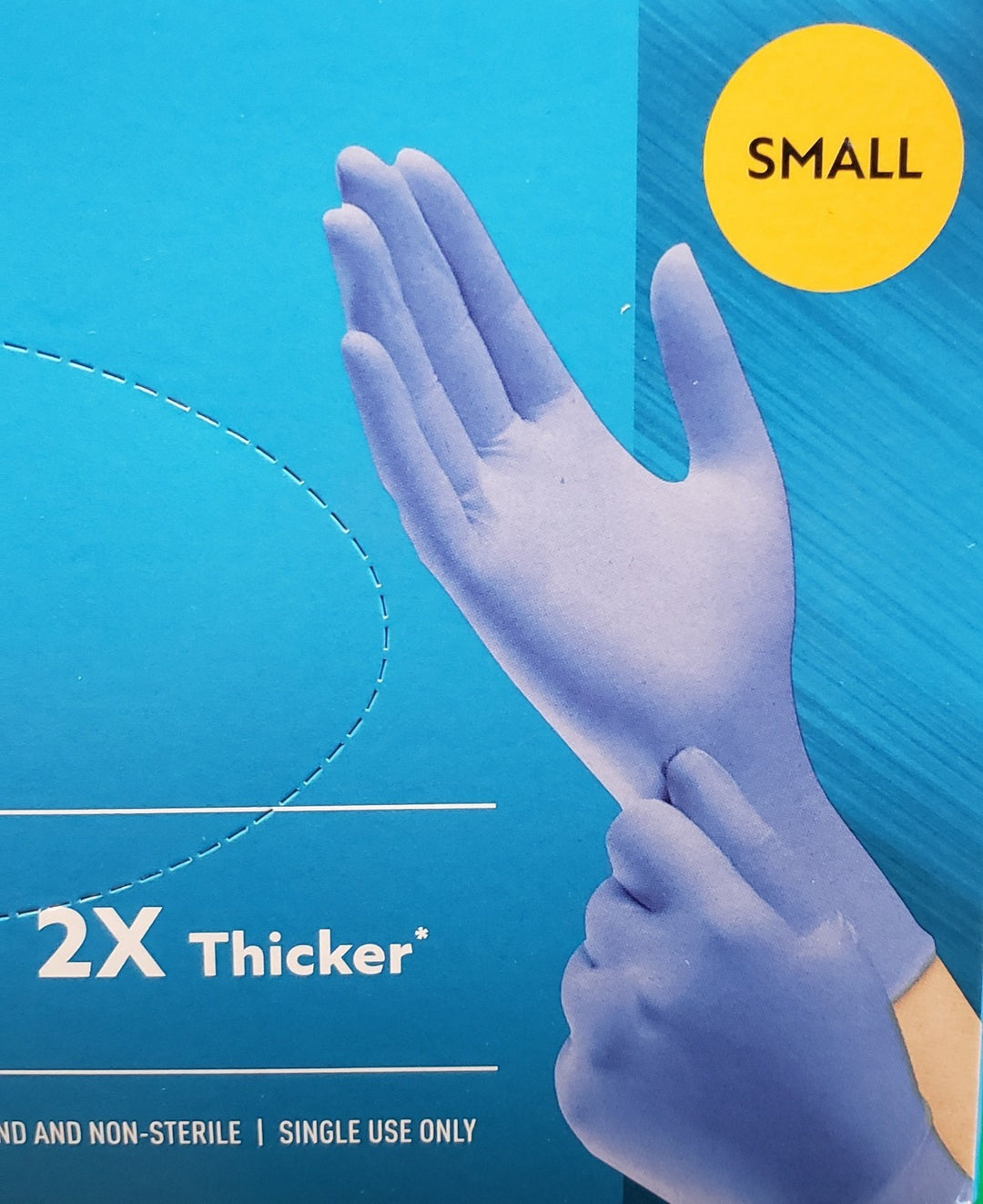 Member's Mark Size SMALL Nitrile Exam Gloves  200 Ct Box Powder Free Fresh Stock Retail $19.99