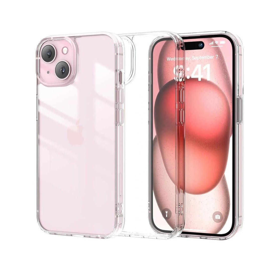 Home Collection - Clear Slim Shockproof Case for iPhone 14 Plus – Soft TPU, Crystal Clear Anti-Yellowing Cover - Clear / Transparent Retail $7.99