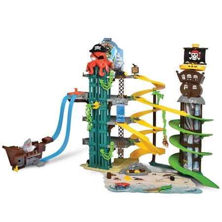 Adventure Force Pirate Garage Multi-Level Trackset with Die-cast Play Vehicles Retail $40.00