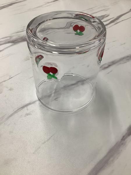 Cute Cherry Glass Tumbler - Fun Drinkware Retail $5.99