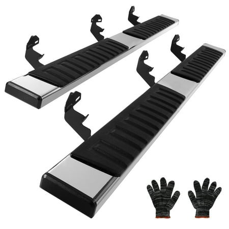 KFFKFF 6  Running Boards  Step Bars Compatible with 2009-2018 Dodge Ram 1500/2010-2023 Ram 2500/3500 (Includes 2019-2023 Classic) Crew Cab  Durable 20 Retail $127.99