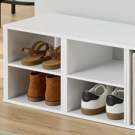 Mainstays Cube Storage H Inserts  Set of 2  White Retail $14.88