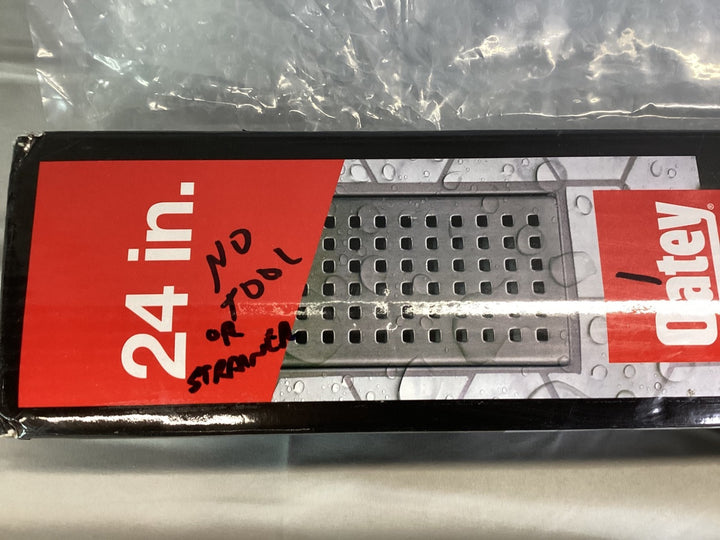 Oatey Vivante 24” Linear Shower Drain with Square Pattern VT2240 Retail $159.00