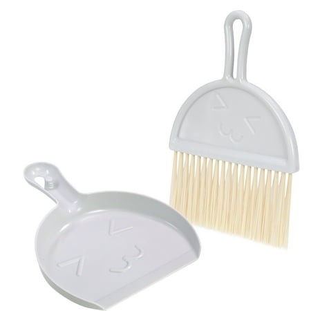 DBOO Mini Little Broom and Dustpan  Small Dustpan and Brush Set  Kids Dustpan and Broom Set for Cleaning Tables  Sofas  Cars  Keyboards  Kitchen Count Retail $6.40