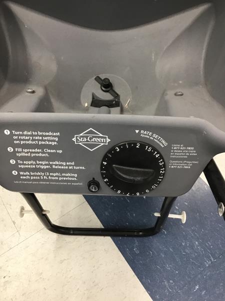 Sta-Green Broadcast Spreader - Rotary, Walk-Behind Retail $40.00
