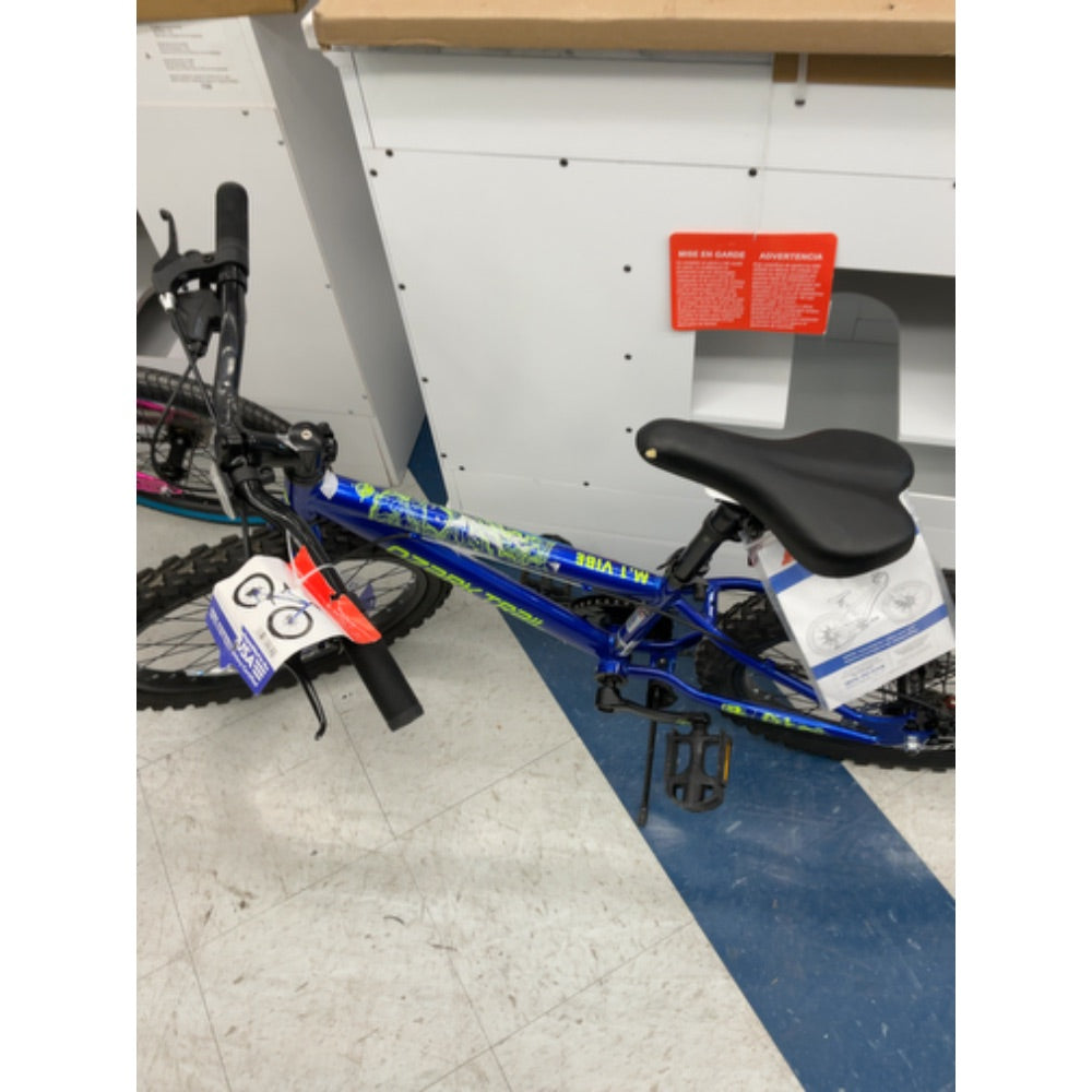 20  Ozark Trail Vibe Mountain Bicycle  7 Speed  Fits Riders 3 11 -4 4   Blue  Teen  Unisex