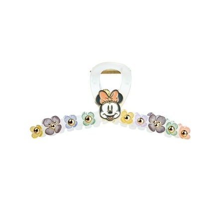Disney Women’s Minnie Mouse Floral Claw Clip  One Size Fits Most Retail $3.72