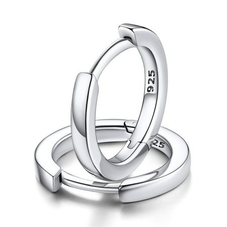 FaithHeart Sterling Silver Huggie Hoop Earrings for Women  Hypoallergenic Lightweight Small Cartilage Earrings Cuff Tragus Hoop Earrings for Mom Grand Retail $28.49