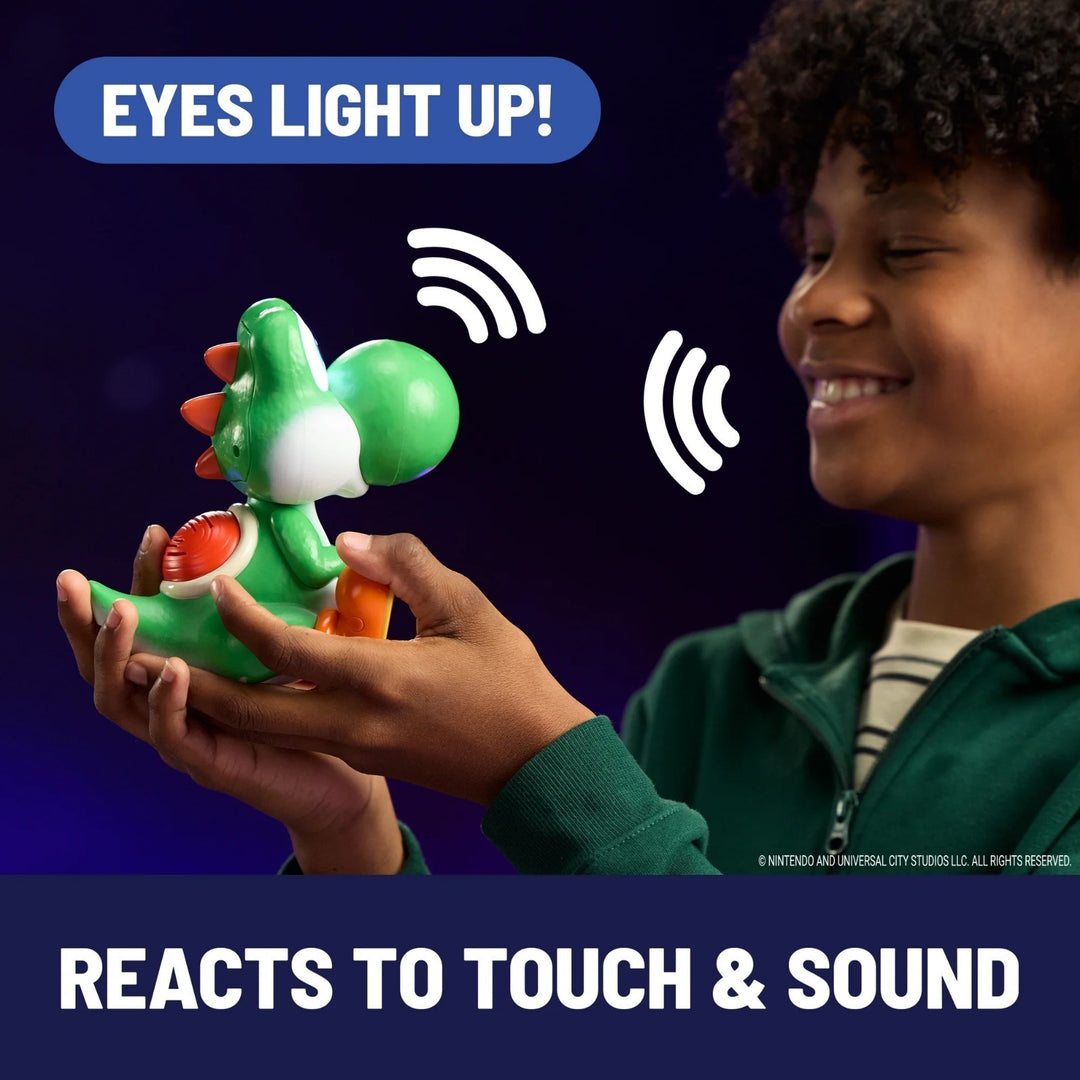 Hatchin' Yoshi the Super Mario Galaxy Movie Interactive Yoshi Figure Presale Retail $55.00
