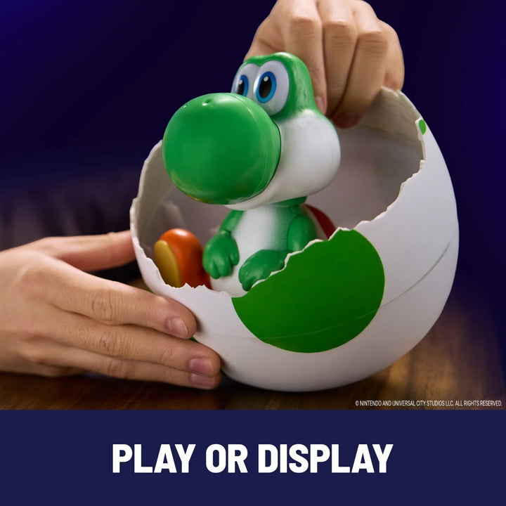 Hatchin' Yoshi the Super Mario Galaxy Movie Interactive Yoshi Figure Presale Retail $55.00