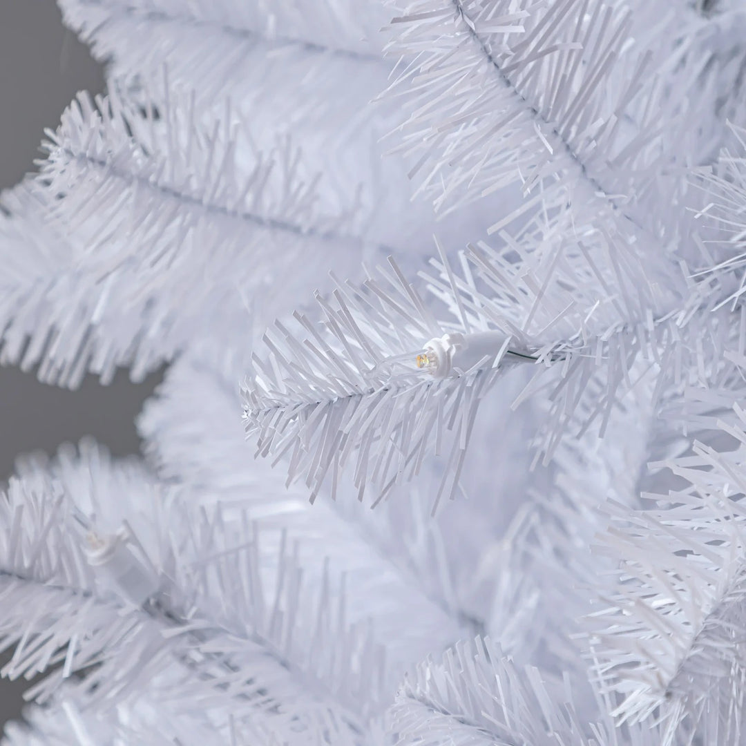 6.5ft Prelit White Madison Pine Artificial Christmas Tree Color-Changing LEDs Retail $99.00
