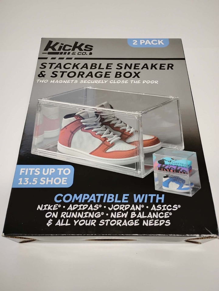Kicks & Co. Stackable Storage Display Boxes 2-Pack Warhammer AOS Retail $12.88
