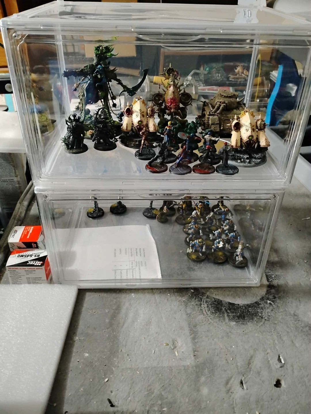 Kicks & Co. Stackable Storage Display Boxes 2-Pack Warhammer AOS Retail $12.88