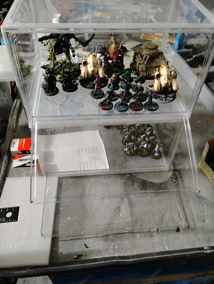 Kicks & Co. Stackable Storage Display Boxes 2-Pack Warhammer AOS Retail $12.88