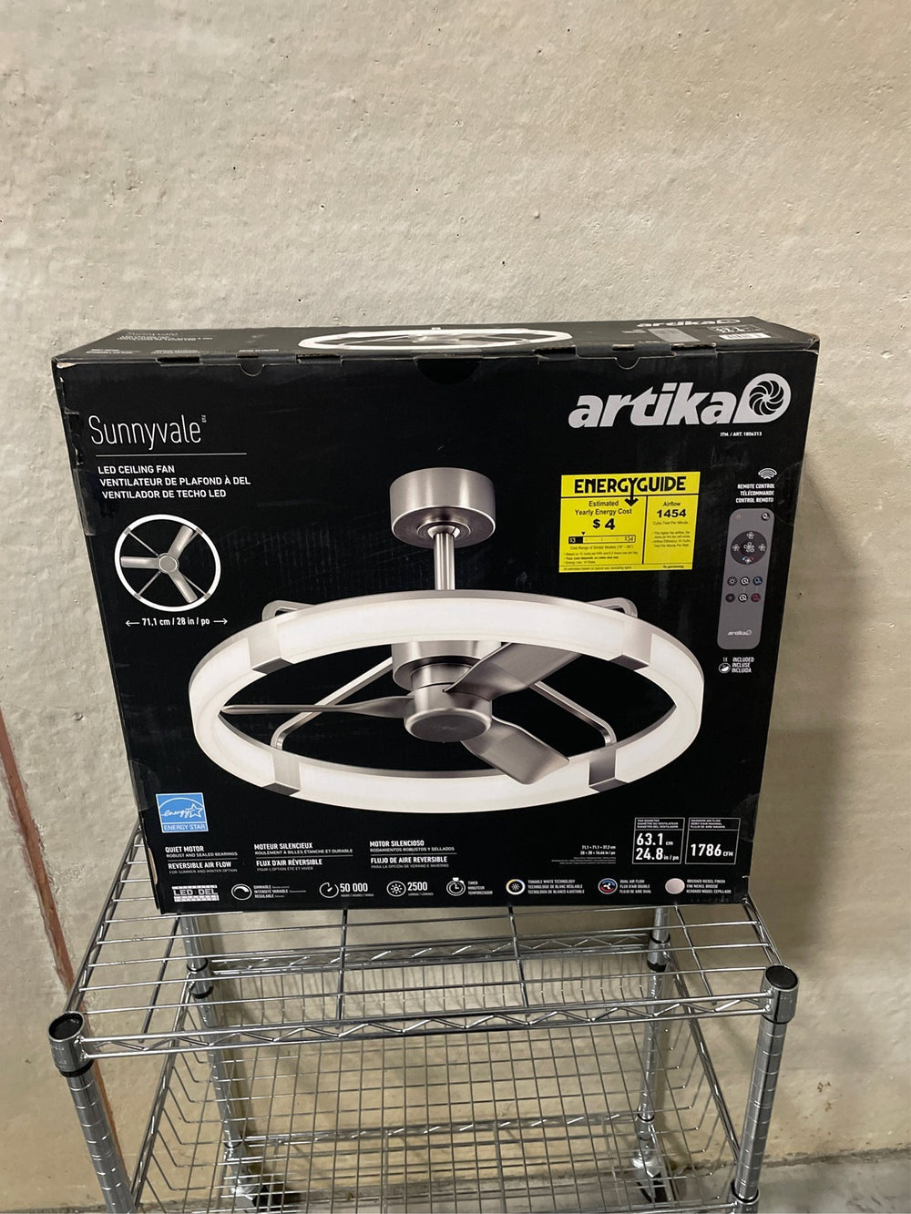 Artika Sunnyvale 28” Fandelier with Remote Retail $129.99