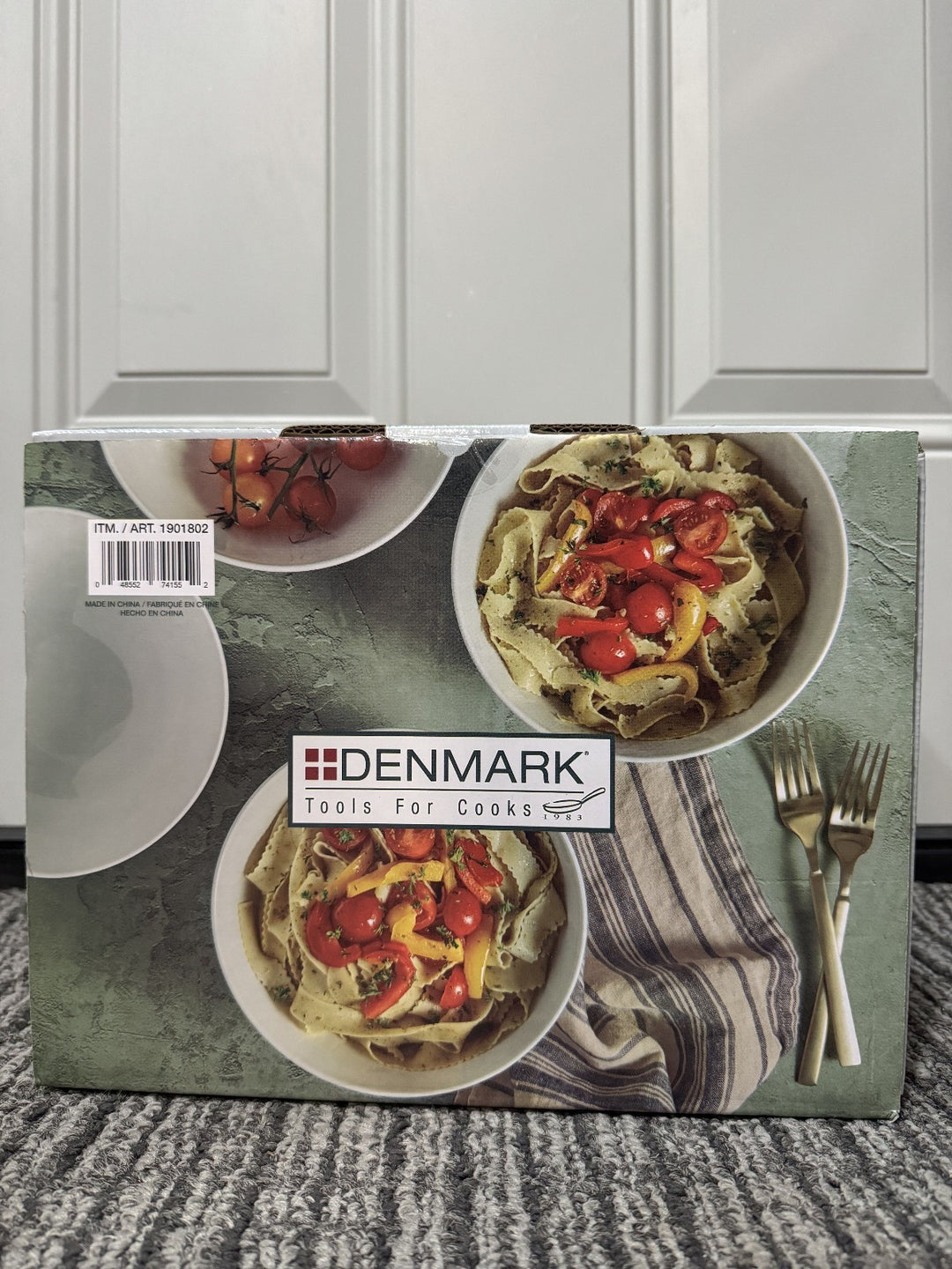 Denmark 4-piece White All Purpose Durable Vitrified Porcelain Bowls Ramen, Salad Retail $11.99