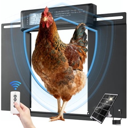 Automatic Chicken Coop Door Solar powered Retail $65.99