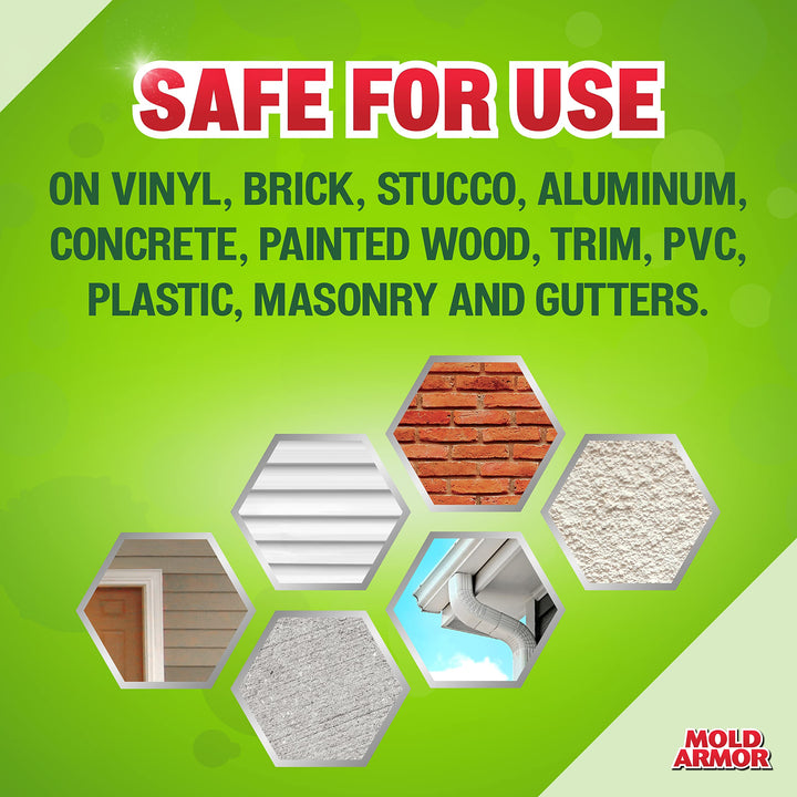 MOLD ARMOR 64 oz. E-Z House Wash - Brick, Concrete, Trim & Siding Cleaner
