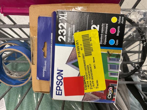 Epson 232 XL Claria Ink Cartridge - High Capacity, Standard Capacity