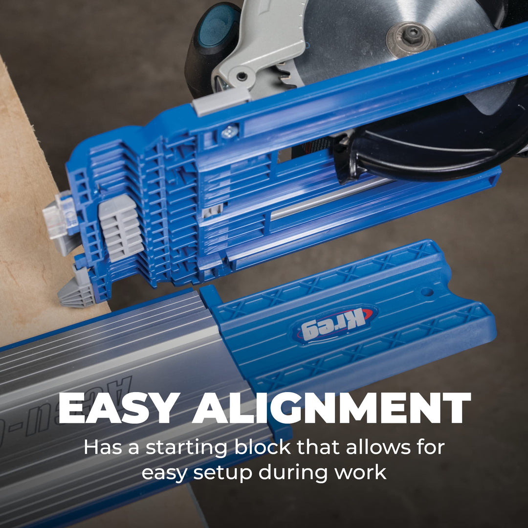 Kreg KMA2700 Accu-Cut â€“ Circular Saw Track â€“ Make Straight, Cross, Rip & Angled Cuts Easily