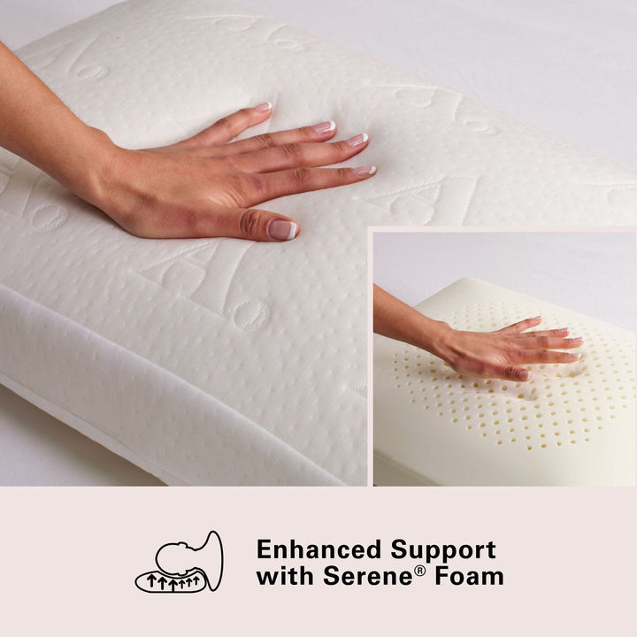 Allswell Serene Foam Performance Standard/Queen Bed Pillow with Cover