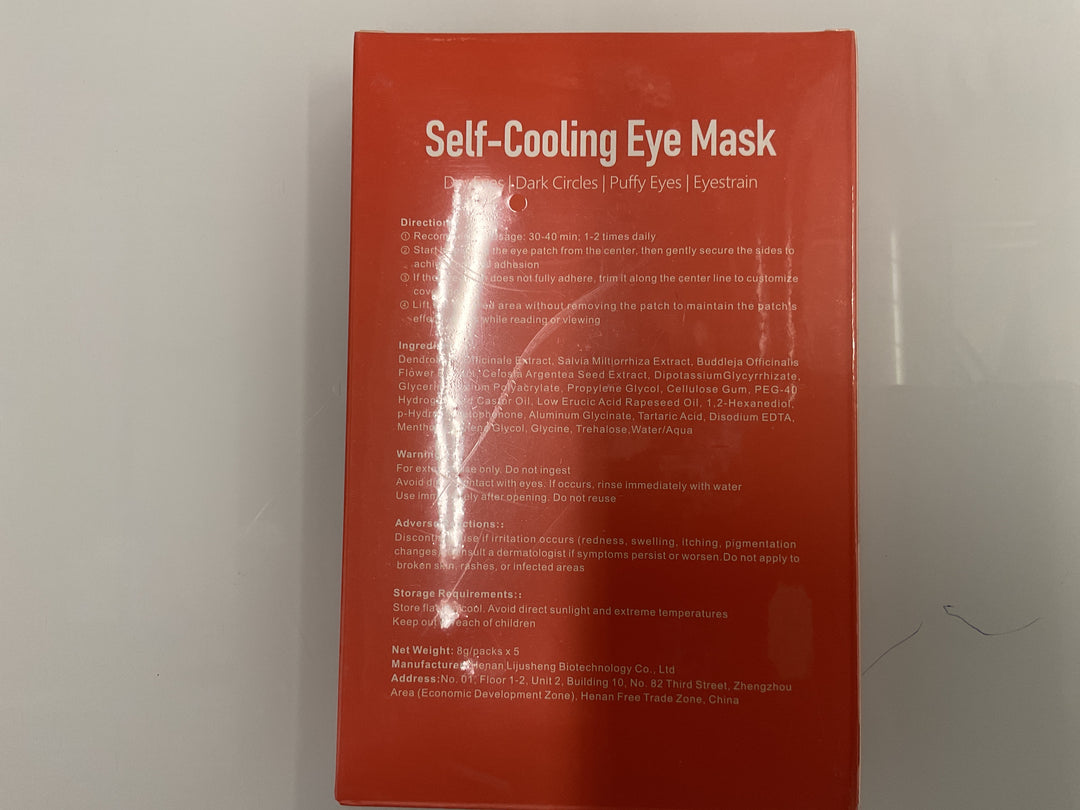 self cooling eye mask