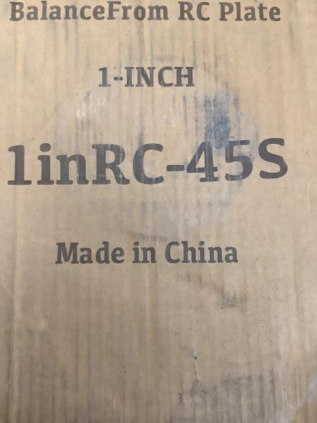 BalanceFrom 1-INCH 1inRC-45S RC Plate Retail $29.99