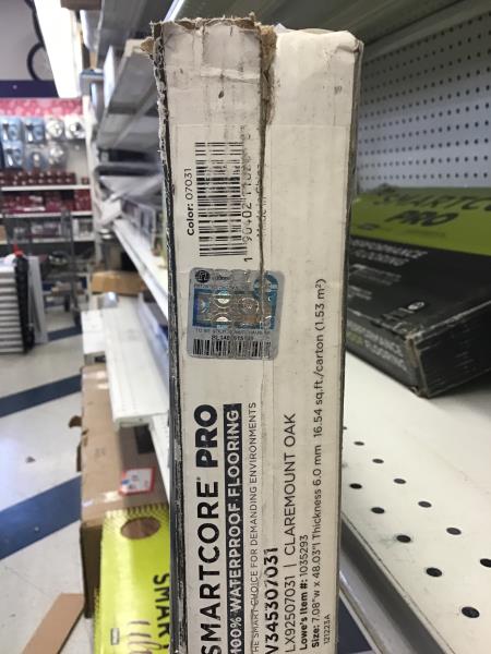 SMARTCORE PRO, Claremont Oak - 100% Waterproof Flooring Retail $45.00