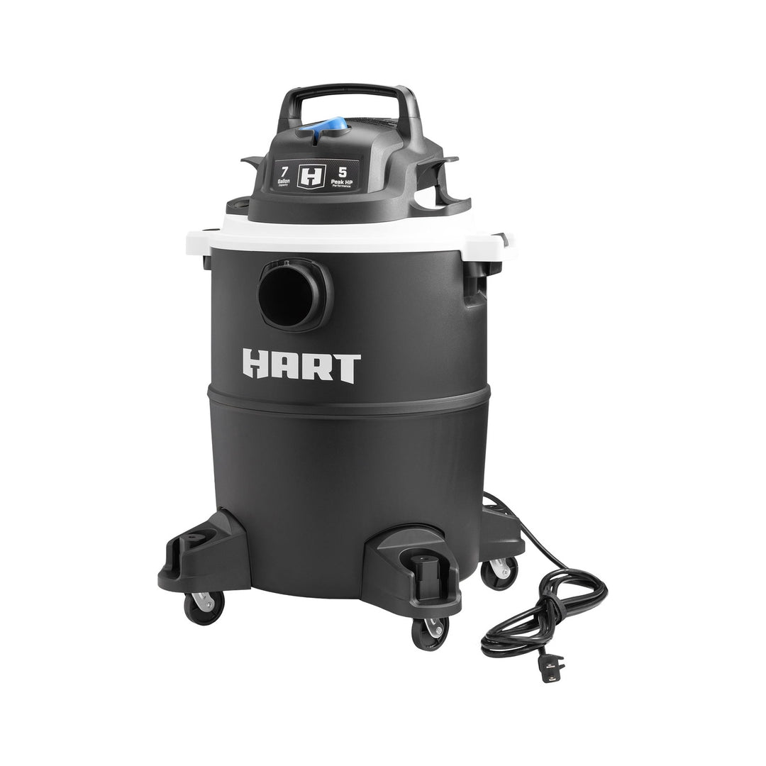HART 7 Gallon 5 Peak HP Poly Wet/Dry Vacuum  VOC708PF 3701