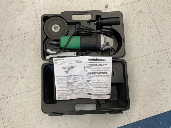 Metabo HPT Angle Grinder - G12SR4, Case Included Retail $70.00