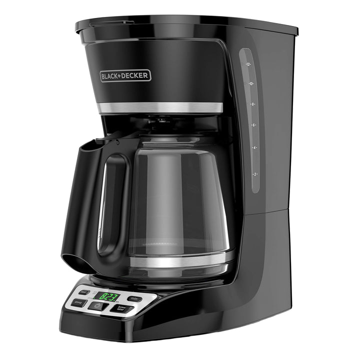 BLACK+DECKER 12-Cup* Programmable Coffeemaker, Black