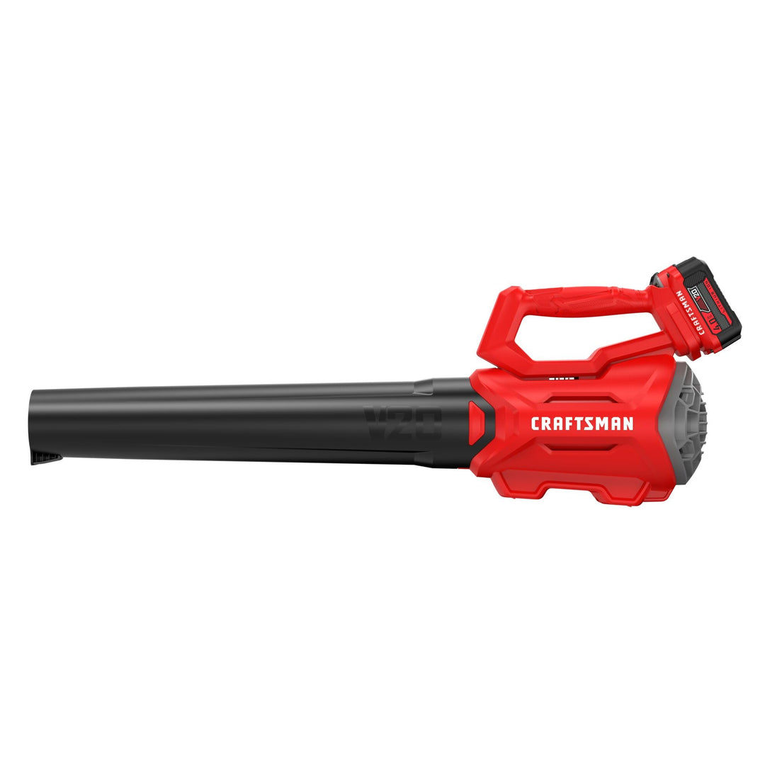 CRAFTSMAN V20 Cordless Axial Leaf Blower Kit with 4.0 Ah Battery and Charger (CMCBL700M1)