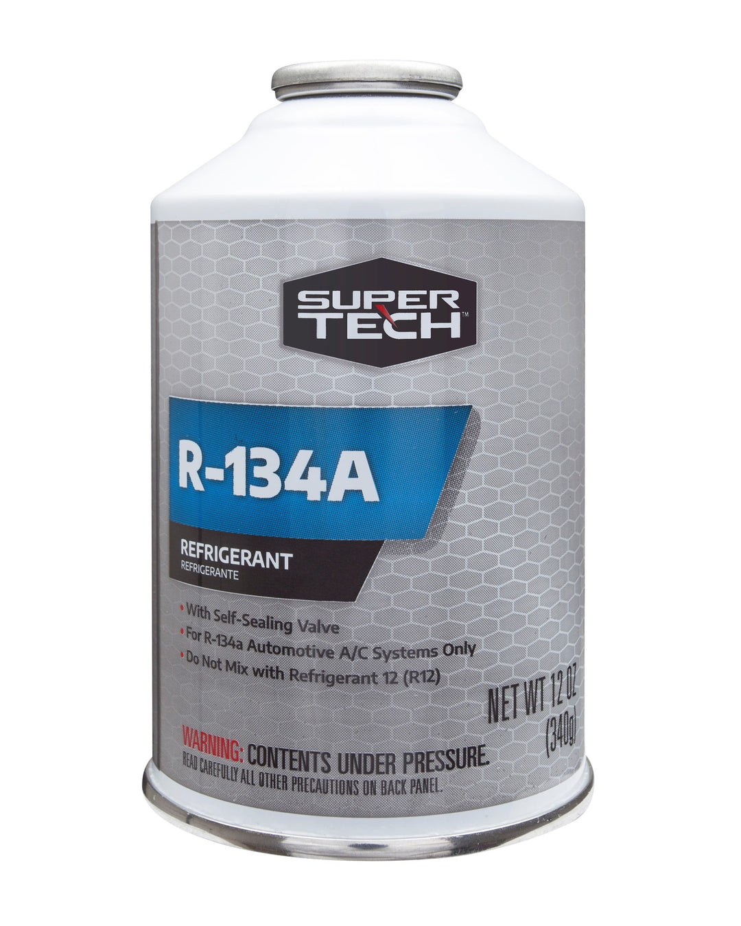 Super Tech R-134a Refrigerant  12 Oz Retail $12.97