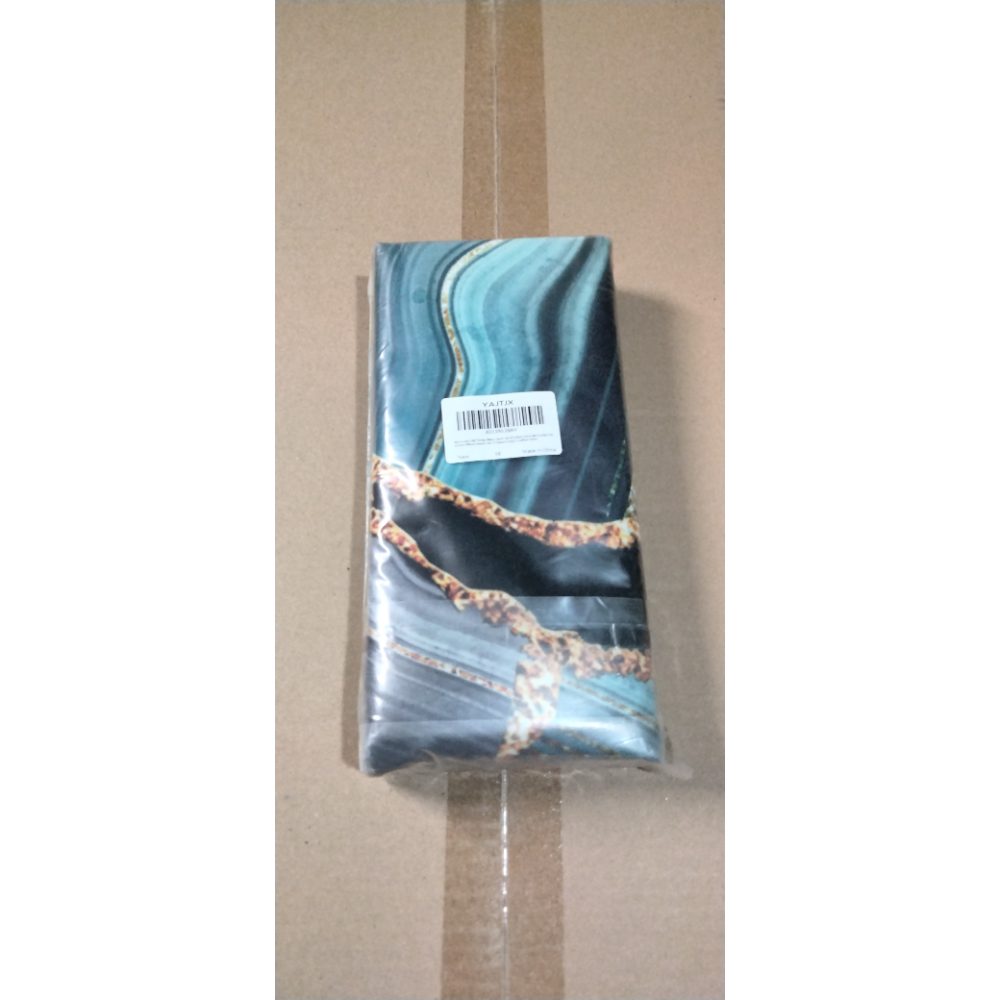 YAJTJX Marble Texture Sofa Throw Pillow Covers Blue Gray and Gold Decorative Pillow Covers 18x18 lnch Set of 4 Home Decor Living Room Sofa Couch Bed Cushion Cover Pillowcase Retail $26.00