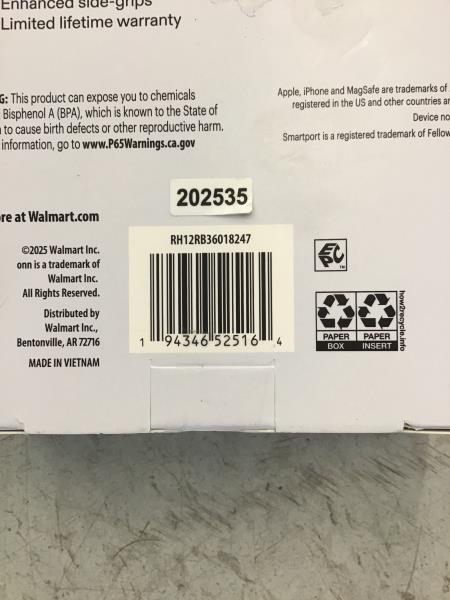 onn. Rugged Phone Case, 12/12 Pro, Holster, Rotating Clip, Ultimate Protection Retail $15.00