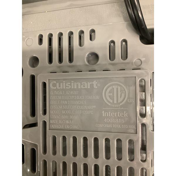 Cuisinart Custom Select 2-Slice Toaster - Brushed Stainless Steel Retail $50.00