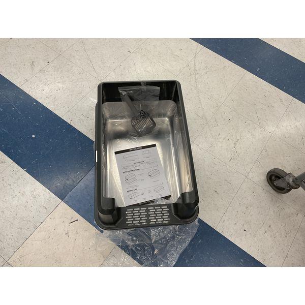 Stainless Steel Cat Litter Box - Durable, Non-Stick, Easy Clean, with Scoop and Liner Retail $45.00