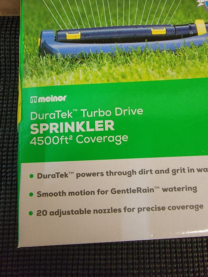NEW Melnor DuraTek Turbo Drive Oscillating Sprinkler, 4500 Sq Ft Coverage