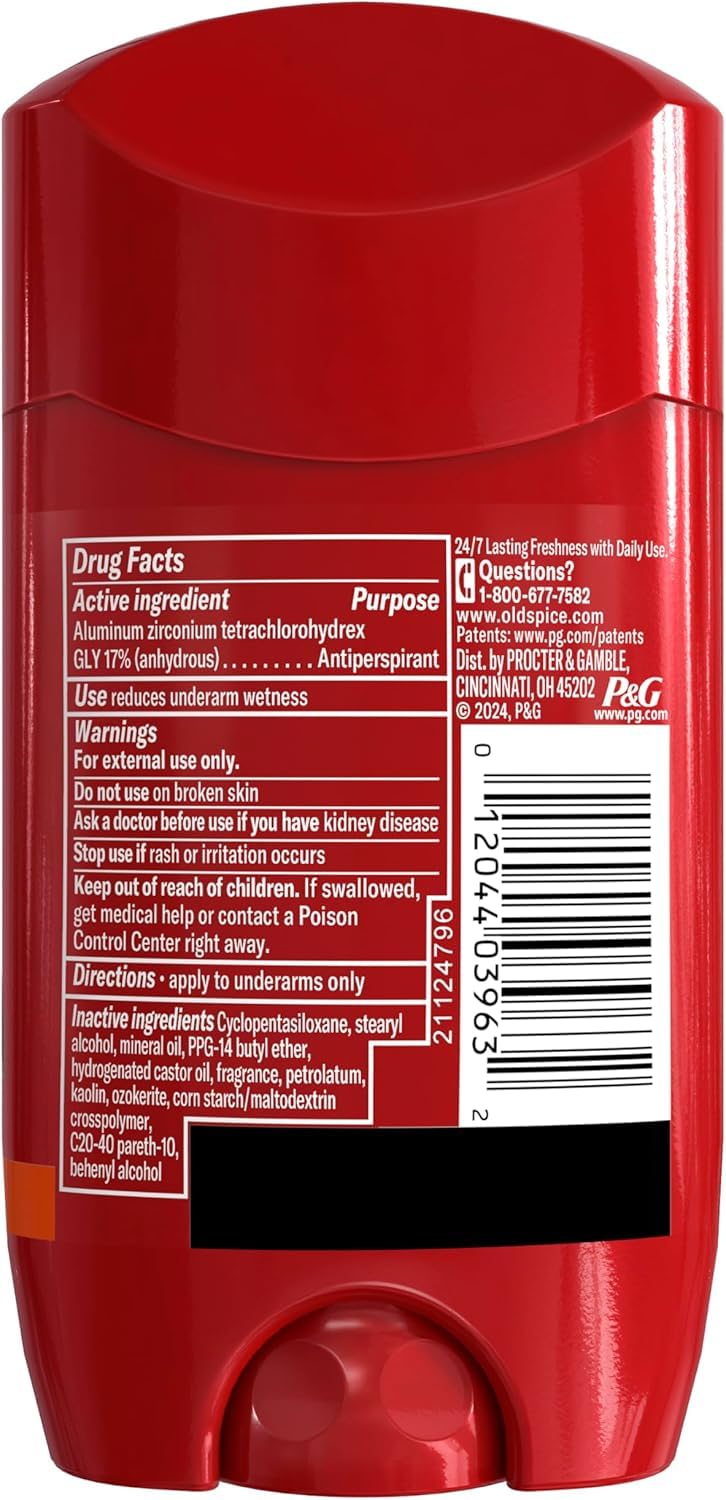 Old Spice Wild Collection Men's Deodorant, Bearglove 3 oz Retail $7.97