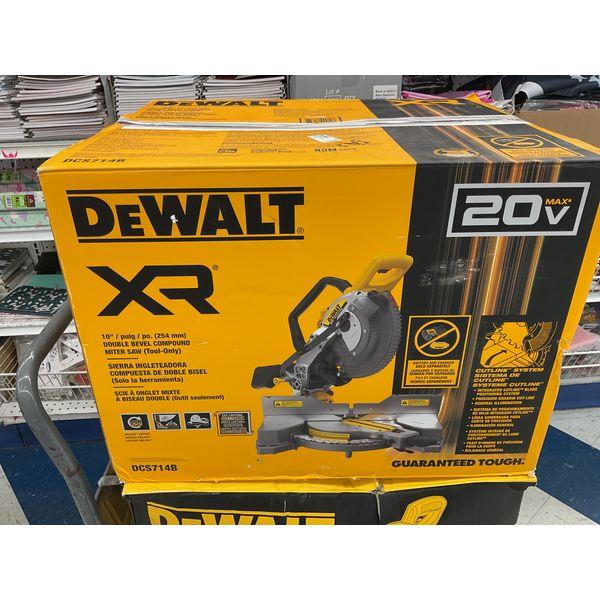 DeWalt DCS714B - 10" Double Bevel Compound Miter Saw - Tool-Only Retail $399.00