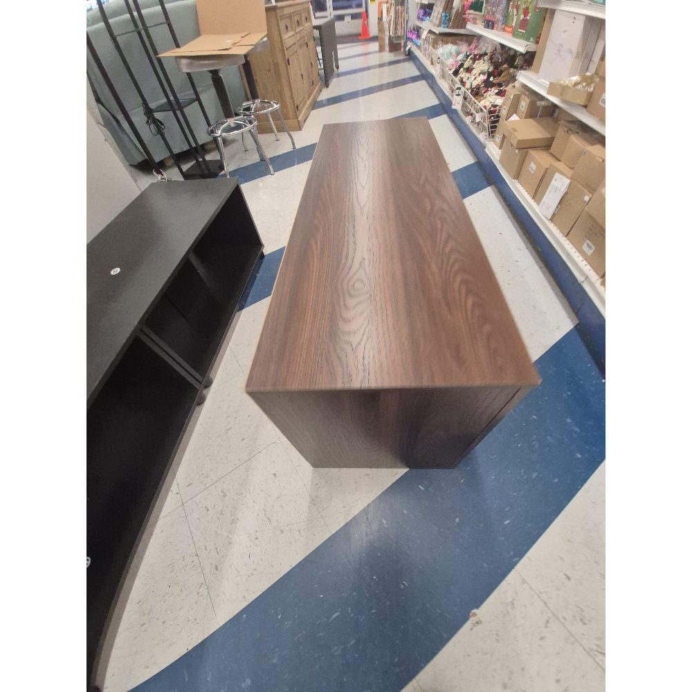 Unknown Brand TV Stand - Media Console, Open Shelves, Brown