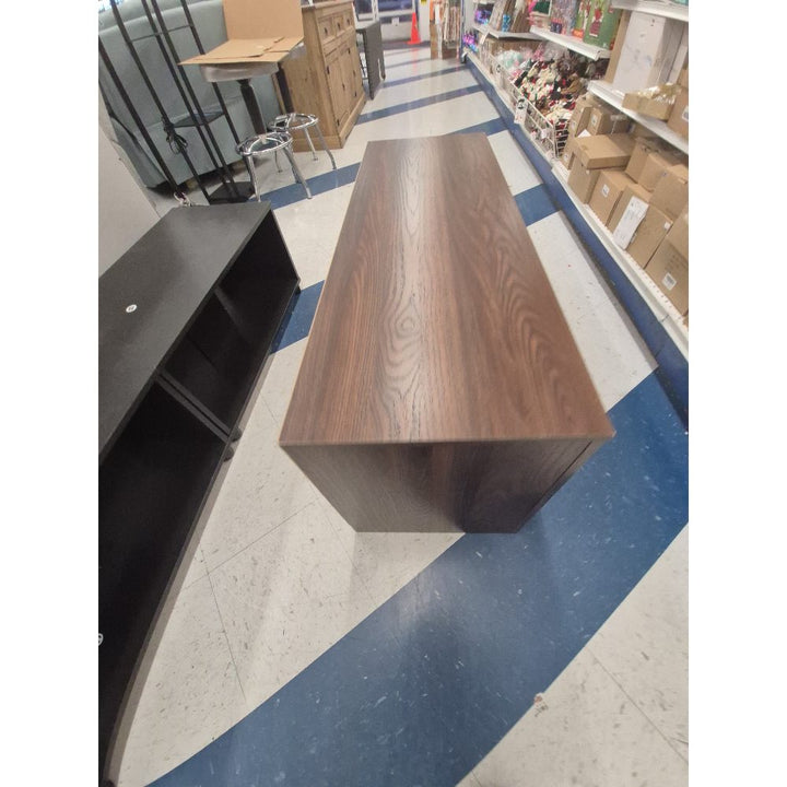 Unknown Brand TV Stand - Media Console, Open Shelves, Brown