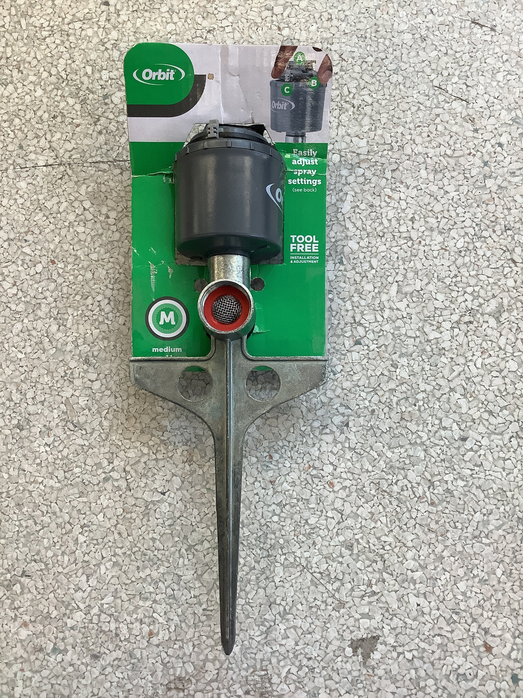 5000-sq ft Rotating Spike Lawn Sprinkler