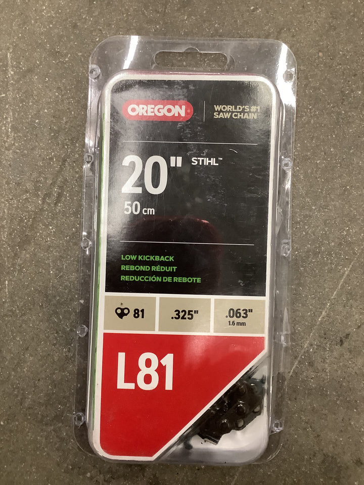 Oregon L81 20-in Chainsaw Chain