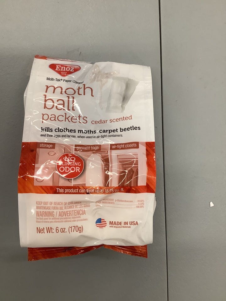 Moth-Tek Packets Cedar Fresh