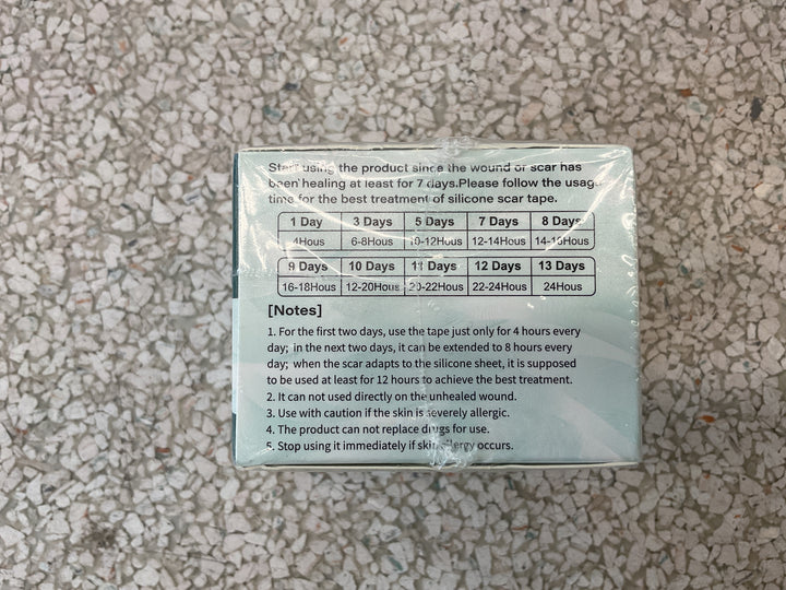 Silicone Scar Sheets (1.6"x 158" Roll-4M), Medical Grade Silicone Scar Tape for Scar Removal, Reusable Scar Tape for Wrinkles, C-Section, Keloid, Burn, Acne, Surgical Scars, Hypertrophic Scars