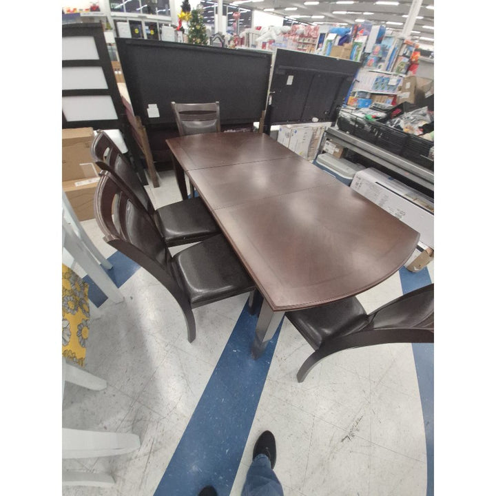 Unbranded Dining Set - Table and Chairs - Brown