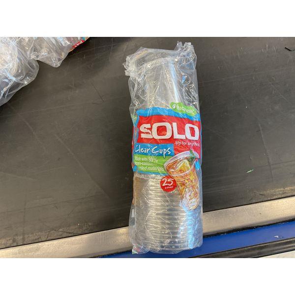 Solo Clear Cups - 25 Count