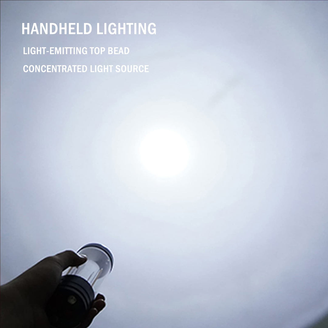 Multifunctional Camping Lamp, with Flashlight, Night Light, 360Â° Tent Lamp, High Lumens, 10 Hours Battery Life, for Hiking, Camping, Fishing, Cycling (Black 1 PCS)